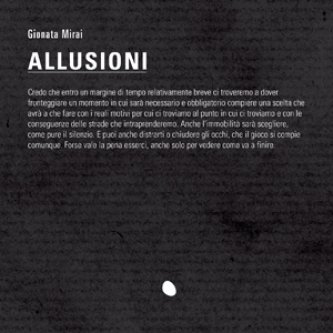 Copertina dell'album Allusioni, di Gionata Mirai
