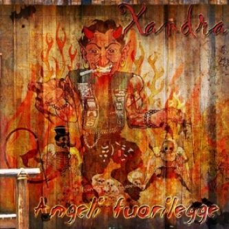 Copertina dell'album Angeli Fuorilegge, di Xandra