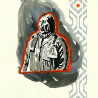 Copertina dell'album Old Chief Smoke, di Lone Horn