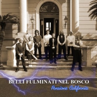 Copertina dell'album PENSIONE CALIFORNIA, di BELLI FULMINATI NEL BOSCO