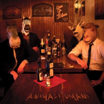 Copertina dell'album Animali Umani, di Eggs on a Plane