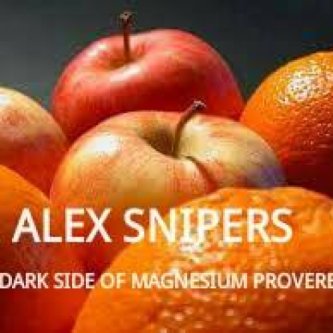 Copertina dell'album the dark side of magnesium proverbs, di Alex Snipers