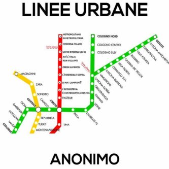 Copertina dell'album LINEE URBANE, di Anonimo Lombardo