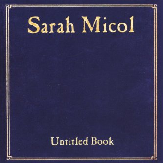 Copertina dell'album Untitled Book, di Sarah Micol