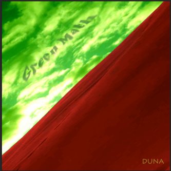 Copertina dell'album Green Math, di DUNA