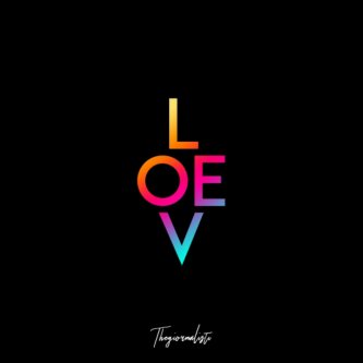 Copertina dell'album LOVE, di Thegiornalisti