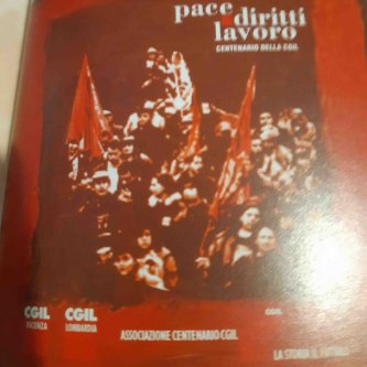 Copertina dell'album Pace Diritti Lavoro - centenario della CGIL, di Alberto Cantone