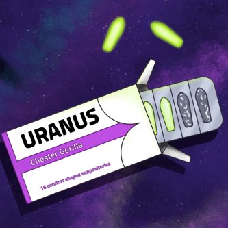 Copertina dell'album URANUS, di Chester Gorilla