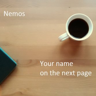 Your name on the next page