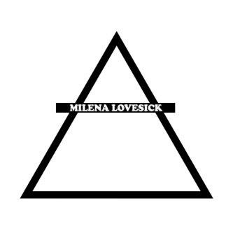 Copertina dell'album Black Paranoia & Pink Pills, di Milena Lovesick