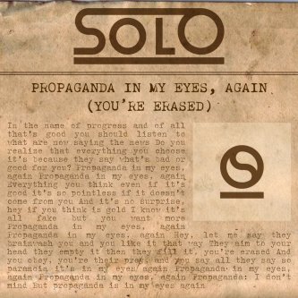 Copertina dell'album Propaganda in my eyes, again (you’re erased), di SOLO