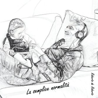 Copertina dell'album La semplice normalità, di Roberto de Roberto