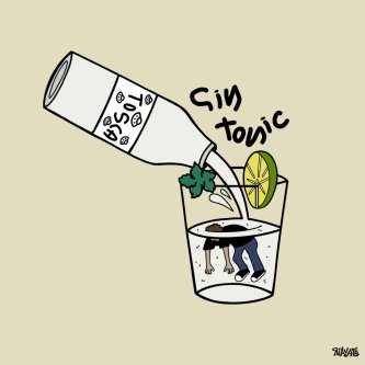 Copertina dell'album Gin Tonic, di TOSCA