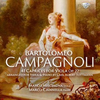 Bartolomeo Campagnoli: 41 Caprices for Viola Op.22, arranged for Viola & Piano by C. A. Tottmann