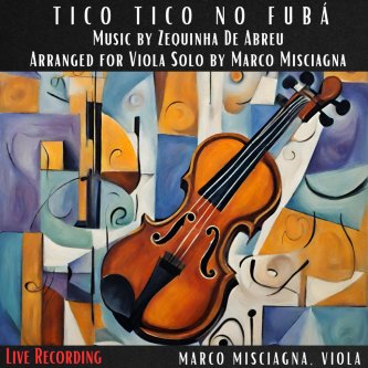 Copertina dell'album Tico Tico No Fubá, Arranged for Viola Solo by Marco Misciagna (Live), di Marco Misciagna