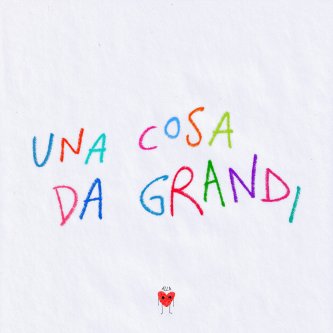 Copertina dell'album Una cosa da grandi, di Alla