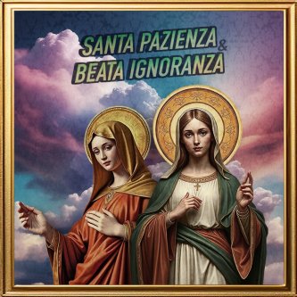 Copertina dell'album Santa Pazienza & Beata Ignoranza, di Manzish