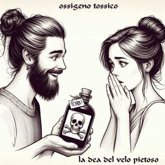 Copertina dell'album ossigeno tossico, di la dea del velo pietoso