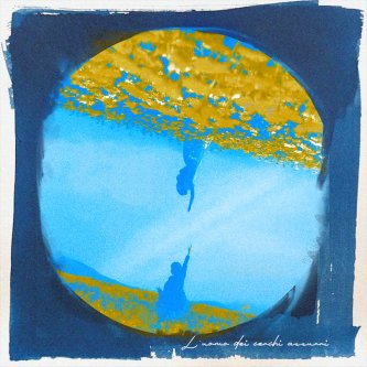 Copertina dell'album L'uomo dei cerchi azzurri, di Alice Caronna