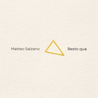 Copertina dell'album Resto Qua, di Matteo Salzano