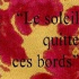 Copertina dell'album Le soleil quitte ces bords, di Eroma