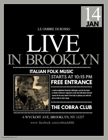 Locandina Live at The Cobra Club (Brooklyn)