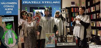 Fratelli Stellari: performance in Florence for Halloween 2015.