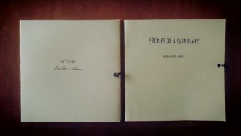 copertina e retro " stories of a vain diary "