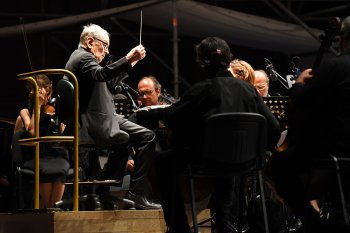 Il Maestro Ennio Morricone in concerto alla Reggia di Caserta