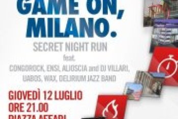 Game on World porta sul palco di Piazza Affari a Milano Congorock, Ensi e Alioscia dei Casino Royale