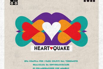 La copertina di Heart Quake, compilation benefica per i terremotati d'Emilia