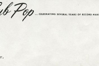 La lettera di risposta ai demo inviati alla Sub Pop