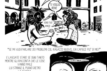 Il fumetto tratto da "Io ti amo tu invece no" di Jocelyn Pulsar