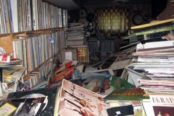 L'appartamento con i dischi rilevato dall'Apollo Music