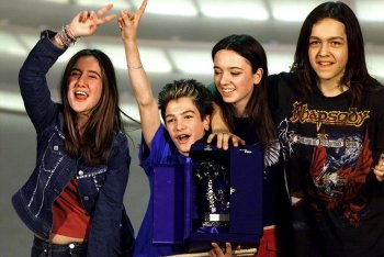 I Gazosa quando, nel 2001, hanno vinto Sanremo Giovani all'età di 13 anni