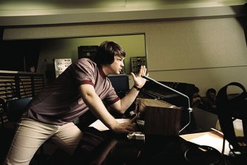 Brian Wilson in studio