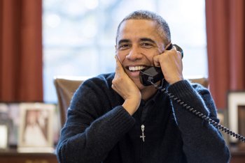 Barack Obama telefono lavoro presidente