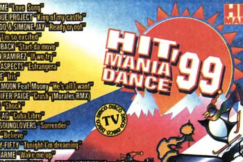 hit mania dance 99 copertina