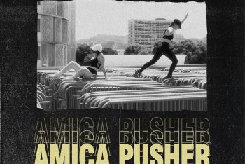 La copertina del singolo "Amica Pusher"