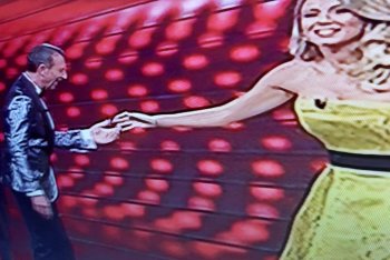 Sanremo 2020, foto prese dalla diretta tv su Rai1