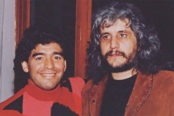 Diego Maradona e Pino Daniele - foto dal profilo Instagram di Sara Daniele