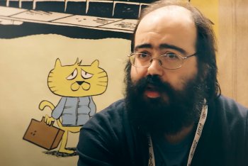 Tuono Pettinato in un'intervista al Lucca Comics 2019