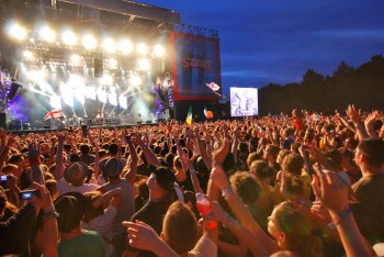 Il pubblico del Sziget Festival