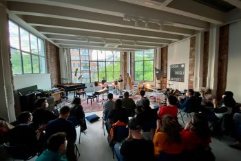 L'Atelier Musicale di Casa degli Artisti durante la residenza di Marco Giudici – Courtesy Casa degli Artisti