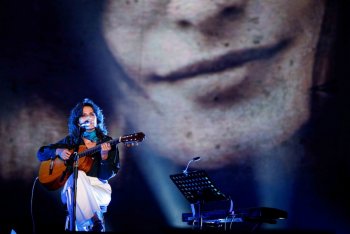 Chiara Civello canta per Patrizia Cavalli al Premio Strega Poesia, credits Fondazione Bellonci