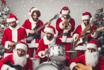 Un band AI di Babbi Natale