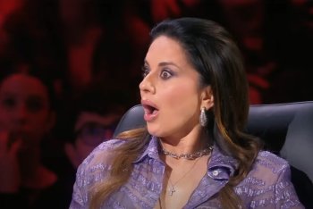 Paola Iezzi durante la puntata