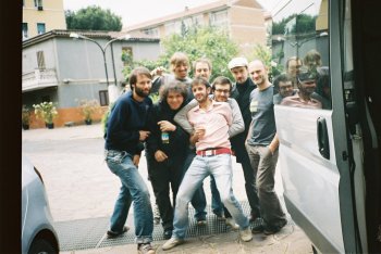 La band in una foto d'epoca, via Fb Giardini di Mirò