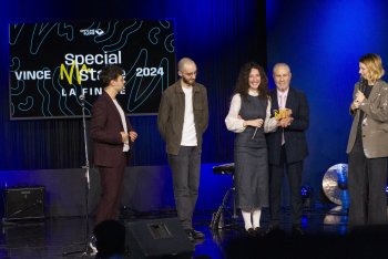 Elena Piro durante la premiazione