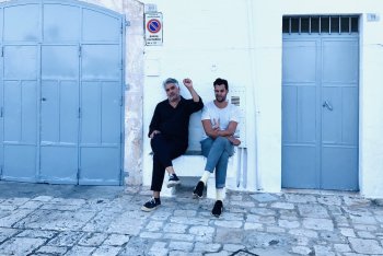 Sergio a sinistra, Guido Savini a destra